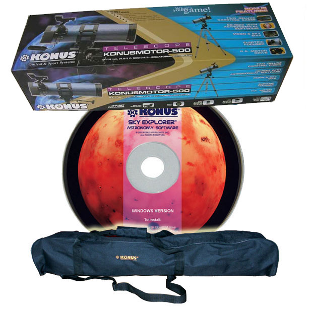 Konusmotor 500 114 Newtonian telescope starter kit